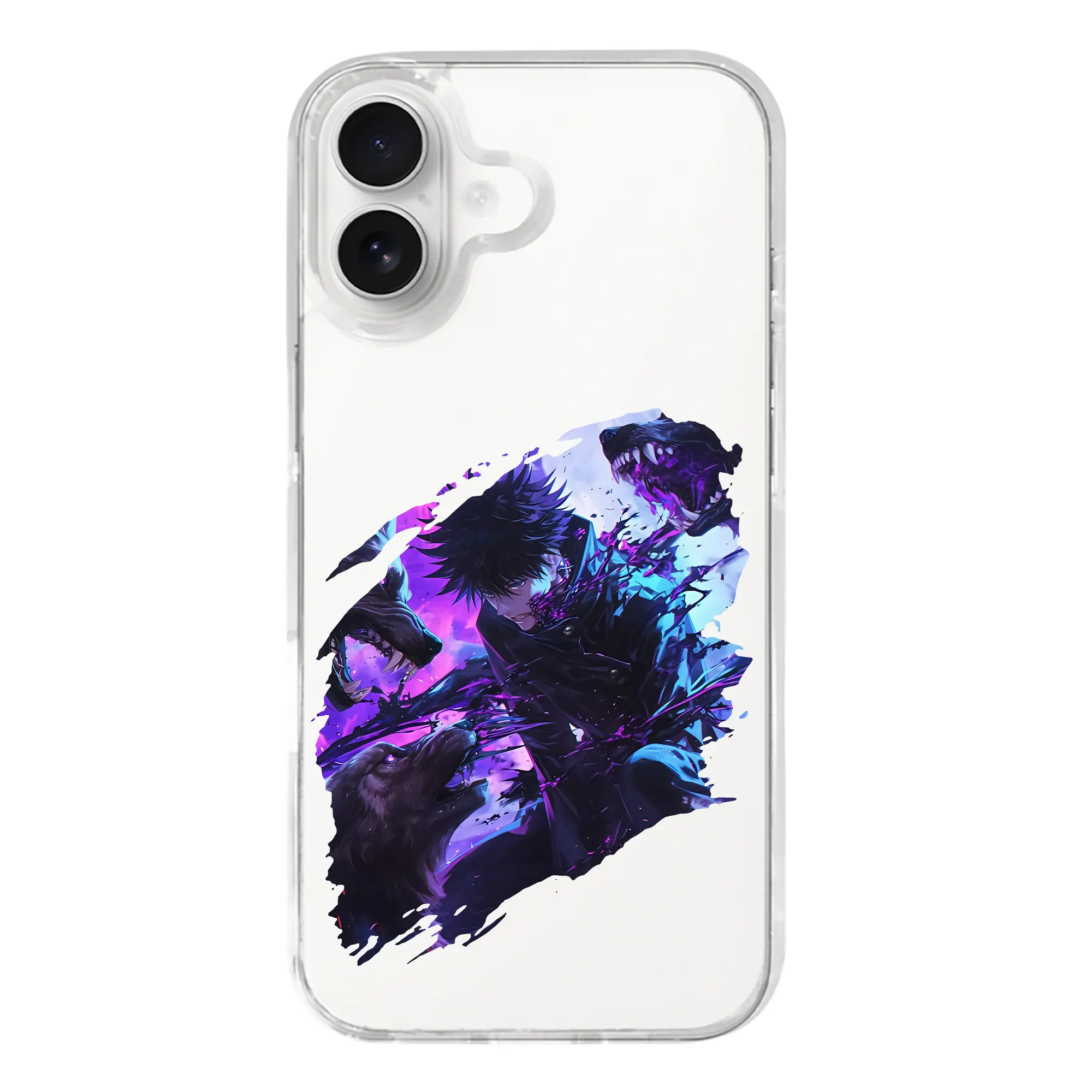 呪術廻戦 グッズ,伏黒 恵 - iPhone 17シリーズ 透明スマホケース – 薄型・耐衝撃・精密フィット保護カバー